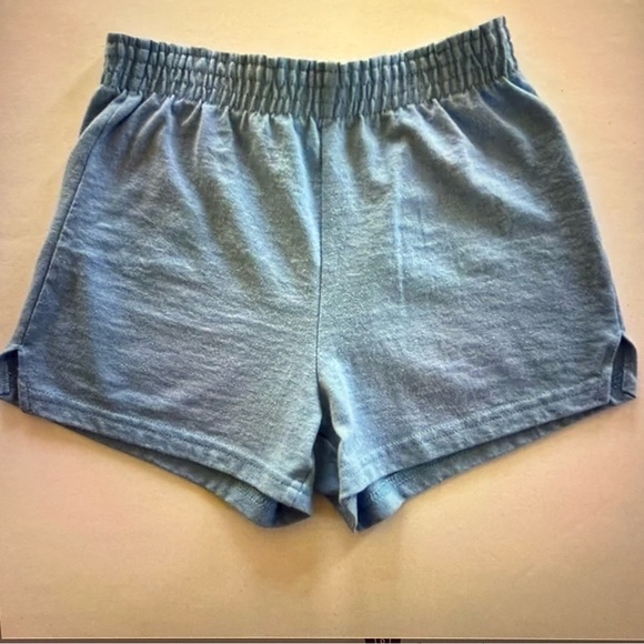 Soffe Pants - Soffe youth Athletic Shorts in Light Blue